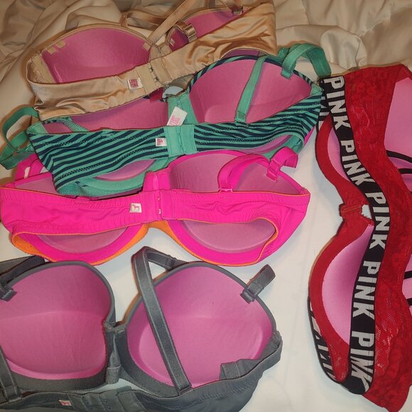 VS Pink Bras 32B 32A - Picture 5 of 6